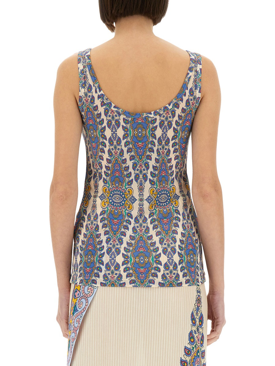 ETRO Vibrant Print Top - Size 38