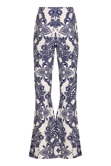 ETRO Flared Hem Knit Trousers