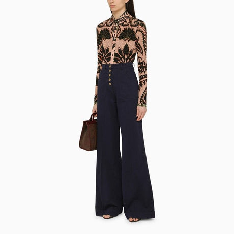 ETRO High Waist Flared Trousers