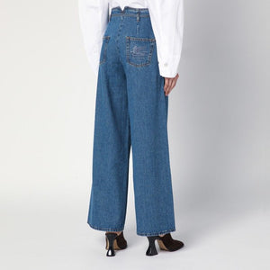 ETRO Wide Leg Denim Jeans with Drawstring for Women