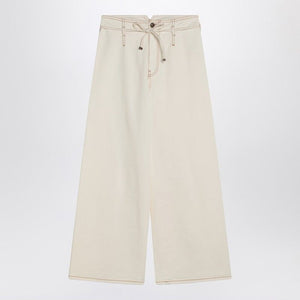 ETRO High-Waisted Culotte Jeans with Removable Belt