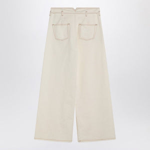 ETRO High-Waisted Culotte Jeans with Removable Belt