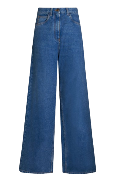 ETRO Wide-Leg High-Rise Denim Jeans