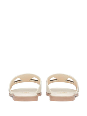 VALENTINO GARAVANI Cut-Out Leather Sandals for Women