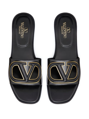 VALENTINO GARAVANI Cut-Out Leather Sandals for Women