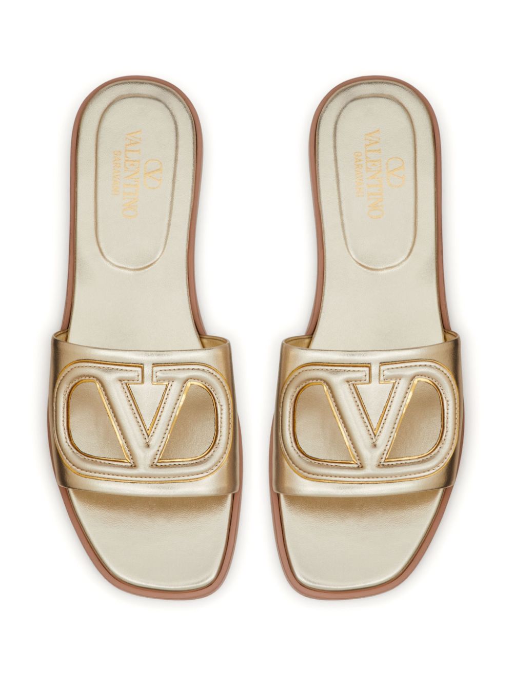 VALENTINO GARAVANI Cut-Out Leather Sandals for Women