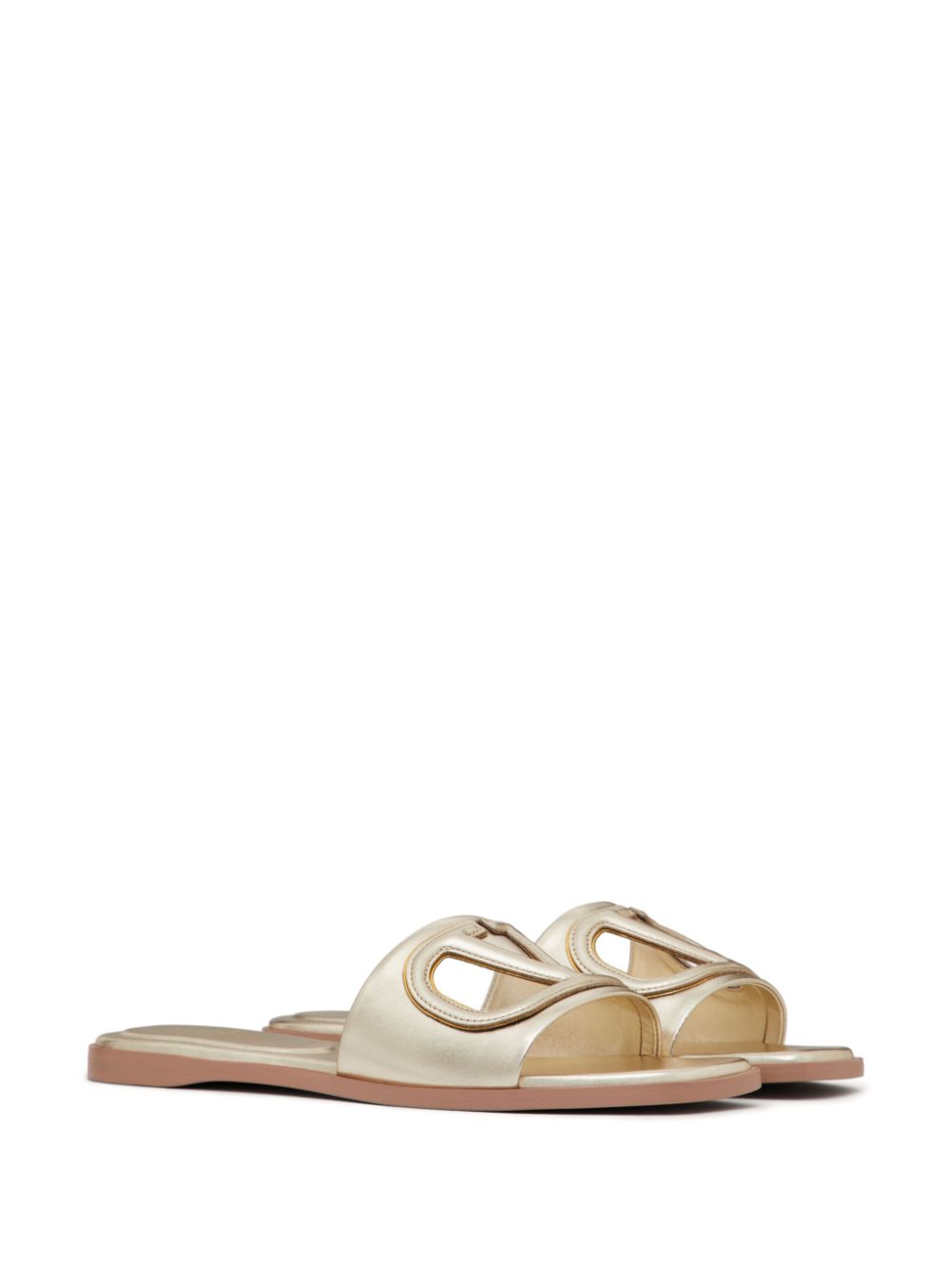 VALENTINO GARAVANI Cut-Out Leather Sandals for Women