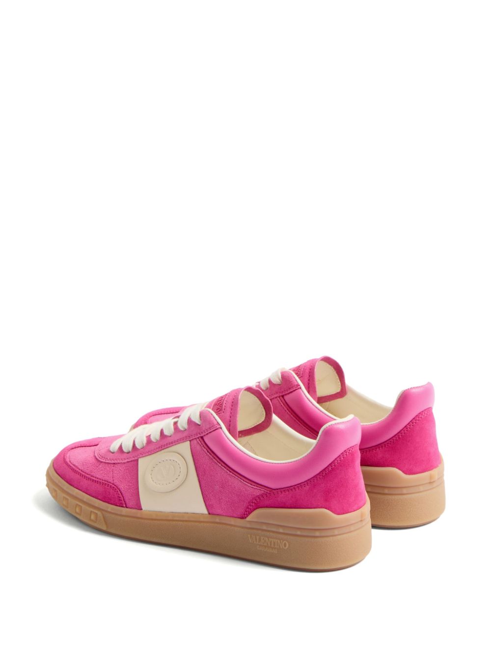 VALENTINO GARAVANI Women's Upvillage Leather Sneakers - Hot Pink