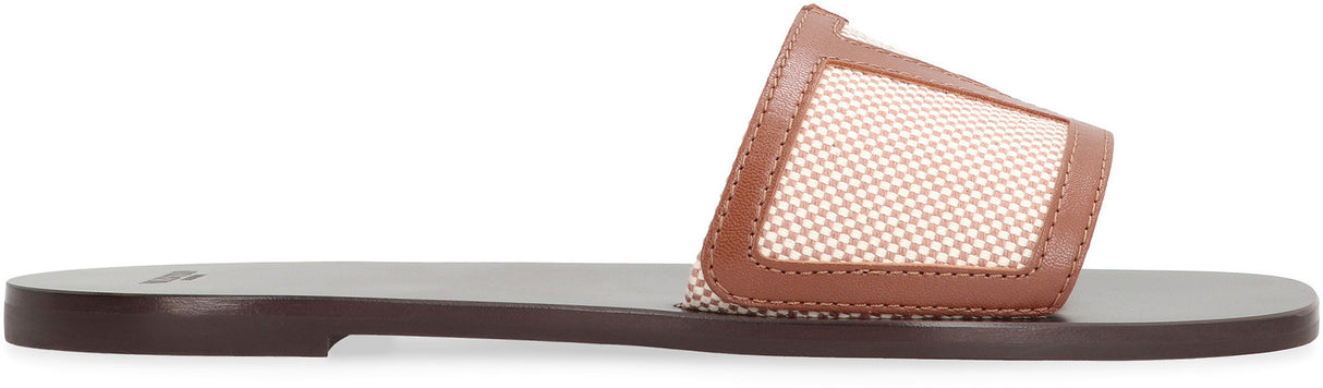 VALENTINO Viva Superstar Slide Sandals - Square Toe Line