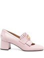 VALENTINO GARAVANI Signature Leather Loafers with Fringe Detail