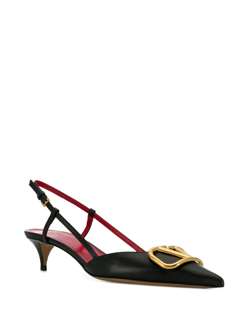 VALENTINO GARAVANI Signature Slingback Pumps with Pointed Toe and 40mm Heel