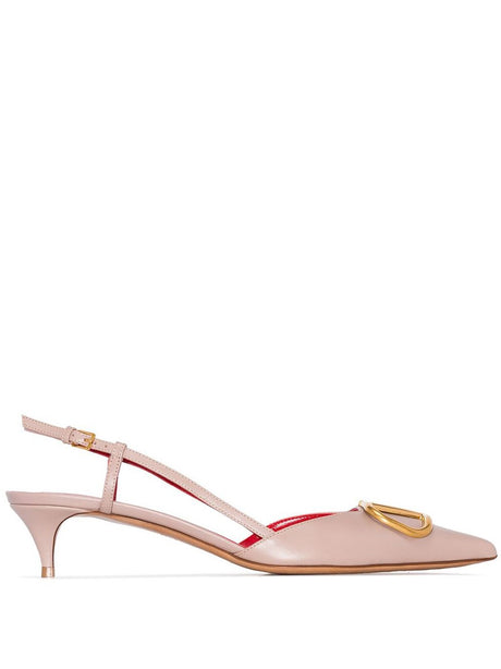 VALENTINO GARAVANI Signature Slingback Pumps with Pointed Toe and 40mm Heel