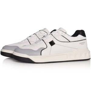 VALENTINO GARAVANI Premium Lambskin Leather Sneakers for Men