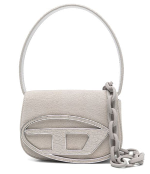 DIESEL Pebbled Leather Handbag with Handles