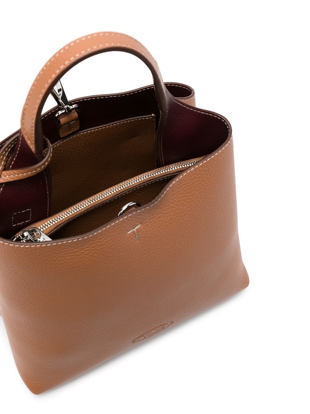 TOD'S Mini Handbag - Stylish Calfskin Design (20cm x 20cm x 13.5cm)