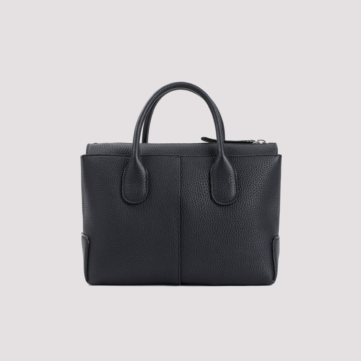 TOD'S 上品なグレインカーフレザーハンドバッグ 32x21x15cm