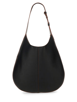 TOD'S Mini Leather Hobo Handbag with Adjustable Shoulder Strap