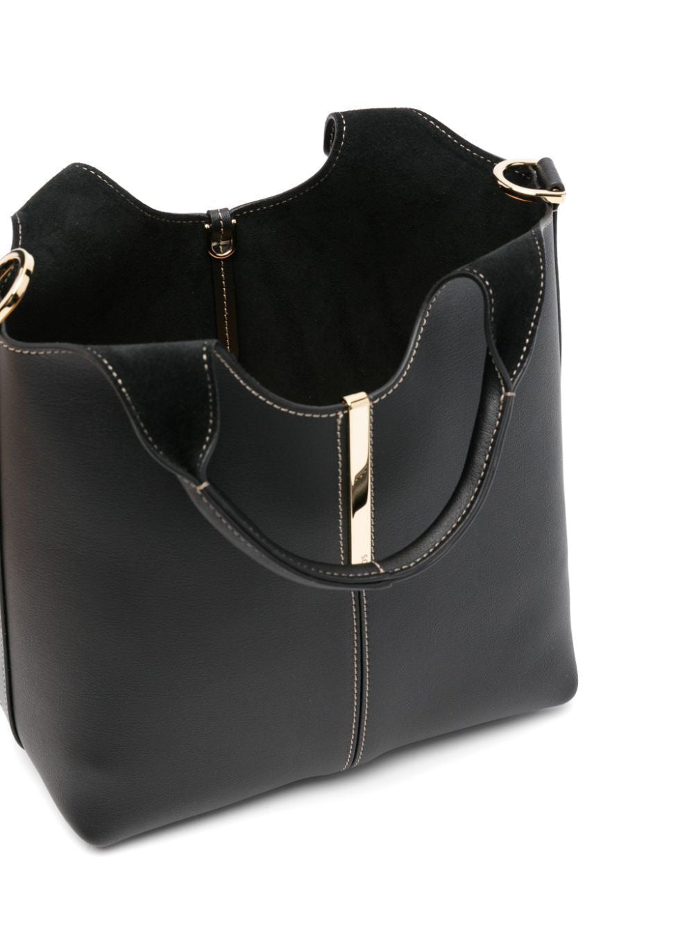 TOD`S Men's Leather Mini Shopping Tote Handbag