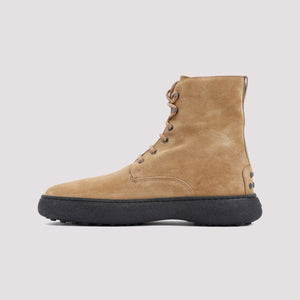 TOD'S Men's Winter Suede Rubber Boots