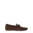 TOD'S Classic Brown Suede Loafers