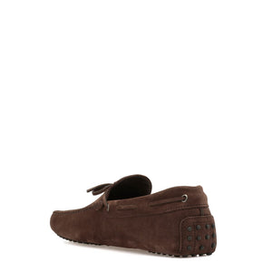 TOD'S Classic Brown Suede Loafers