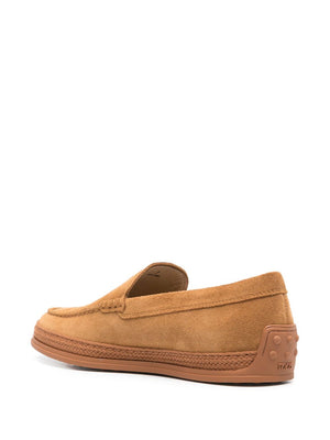 TOD'S Men's Suede Leather Slip-On Sneakers