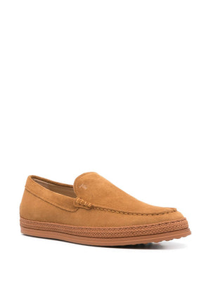 TOD'S Men's Suede Leather Slip-On Sneakers