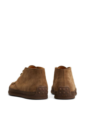 TOD'S Suede Leather Ankle Boots