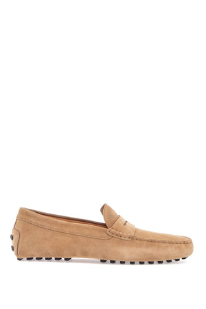 TOD`S Suede Rubber Driving Loafers