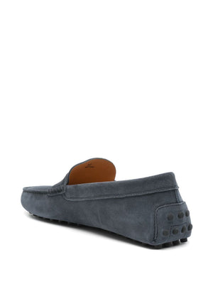 TOD`S Suede Rubber Driving Loafers