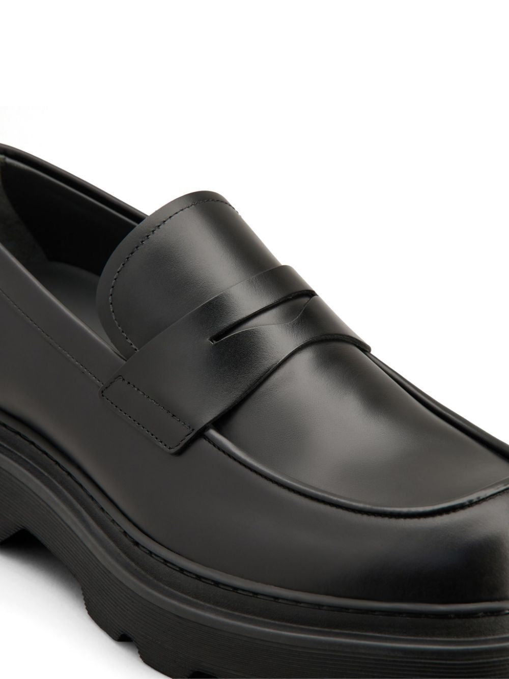 TOD'S Men's Premium Rubber Leather Loafers