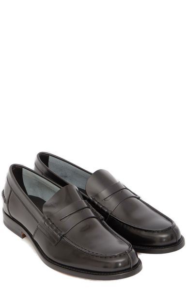 TOD'S Raffia Canvas Penny Loafers for Men