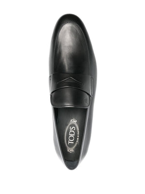 TOD'S Timeless Leather Slip-On Loafers