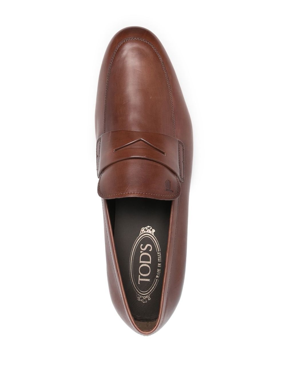 TOD'S Timeless Leather Slip-On Loafers