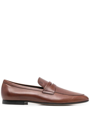 TOD'S Timeless Leather Slip-On Loafers