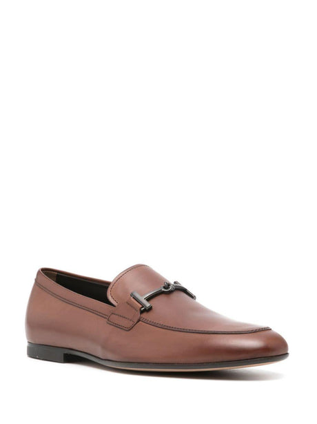 TOD'S Luxury Leather Lace-Up Moccasins for Men