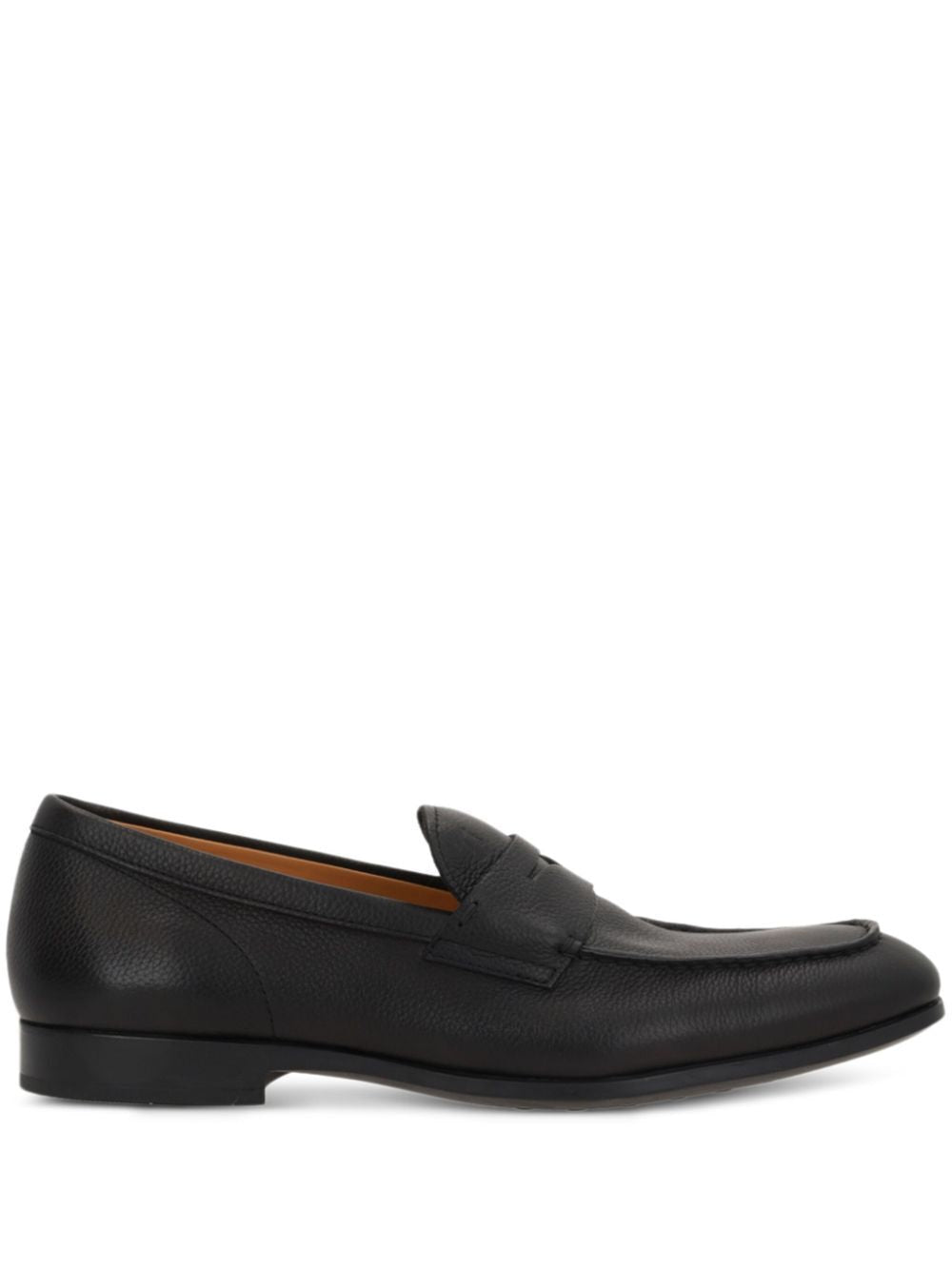 TOD`S Grained Leather Penny Loafers for Women