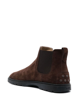 TOD'S Suede Chelsea Ankle Boots for Men