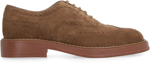 TOD'S Men's Suede Lace-Up Oxford Shoes