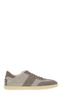 TOD'S Smooth Leather and Suede Tabs Sneakers for Men