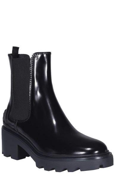 TOD'S Elegant Leather Chelsea Ankle Boots - 15cm Height