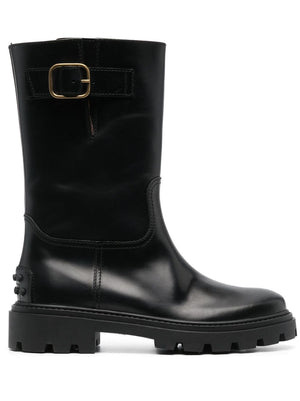 TOD'S Women's Leather Biker Boot