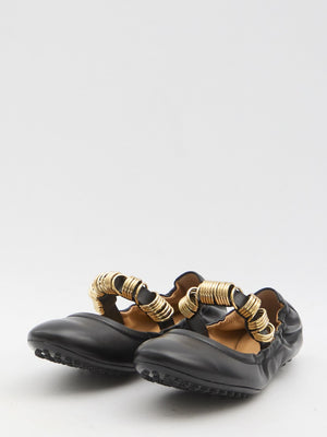 TOD`S Leather Ballerina Slippers for Men