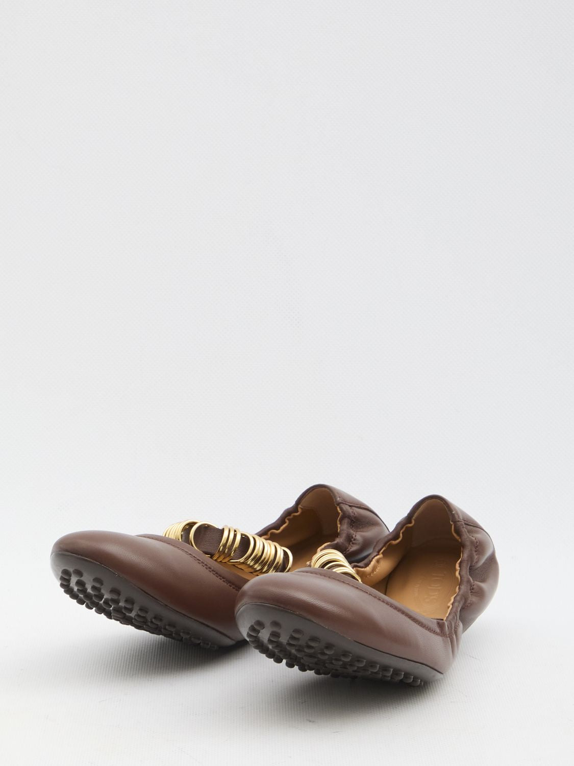 TOD`S Leather Ballerina Slippers for Men