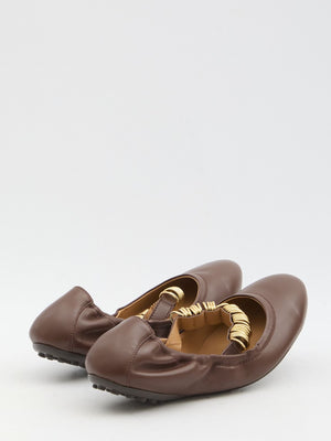 TOD`S Leather Ballerina Slippers for Men