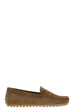 TOD'S City Rubber Suede Loafer