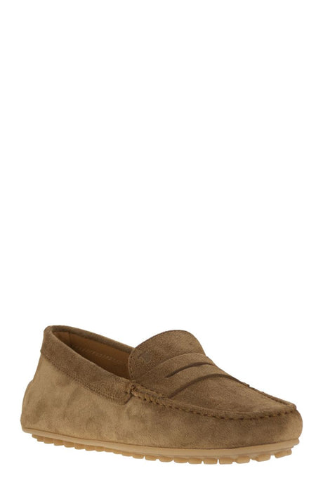 TOD'S City Rubber Suede Loafer