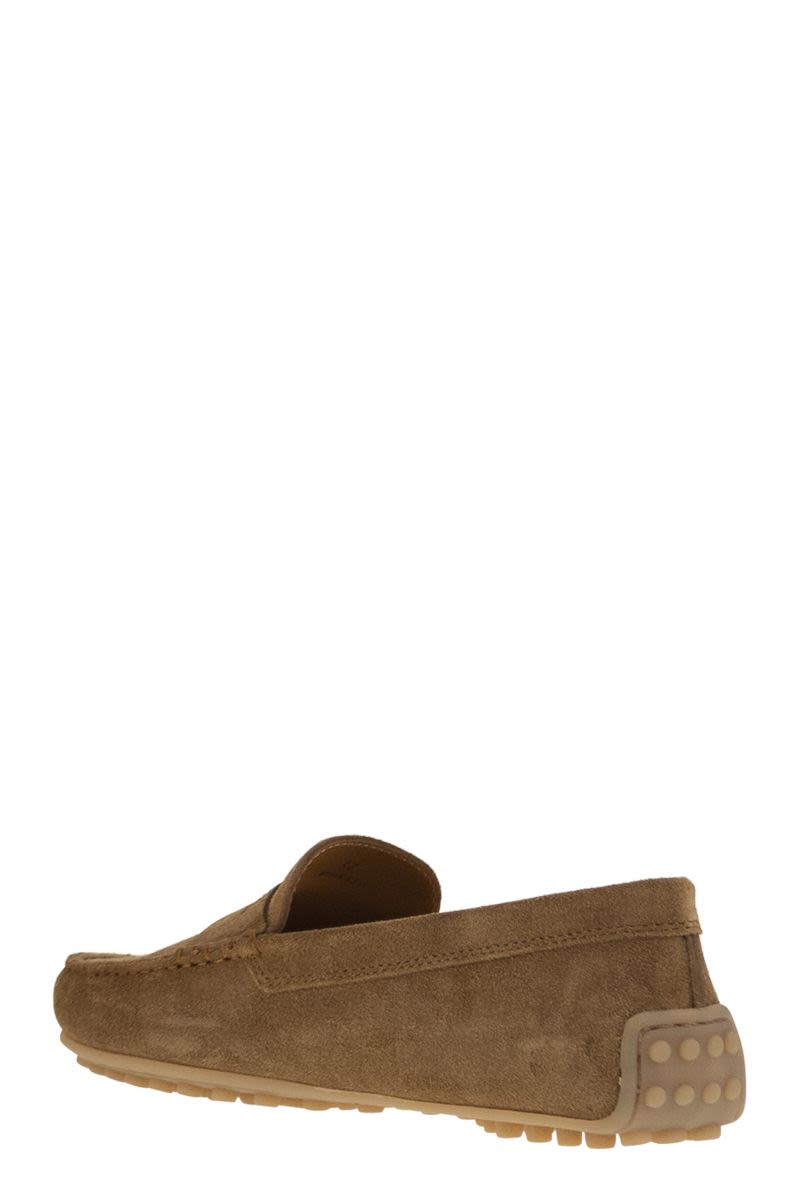 TOD'S City Rubber Suede Loafer