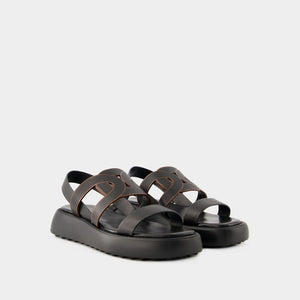 TOD'S Women's Gomma Catena Mini Sandals