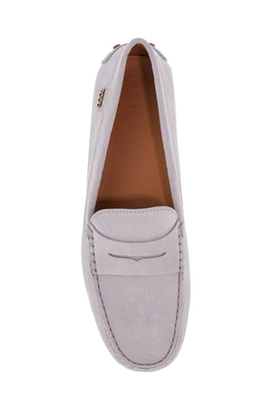 TOD`S Men's Suede Rubber Driving Loafers